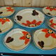Hand-painted cake set 1960s/70s