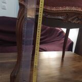 Louis Philippe style velvet chair