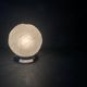 Antique art deco lamp, molded glass globe lamp 1930, France