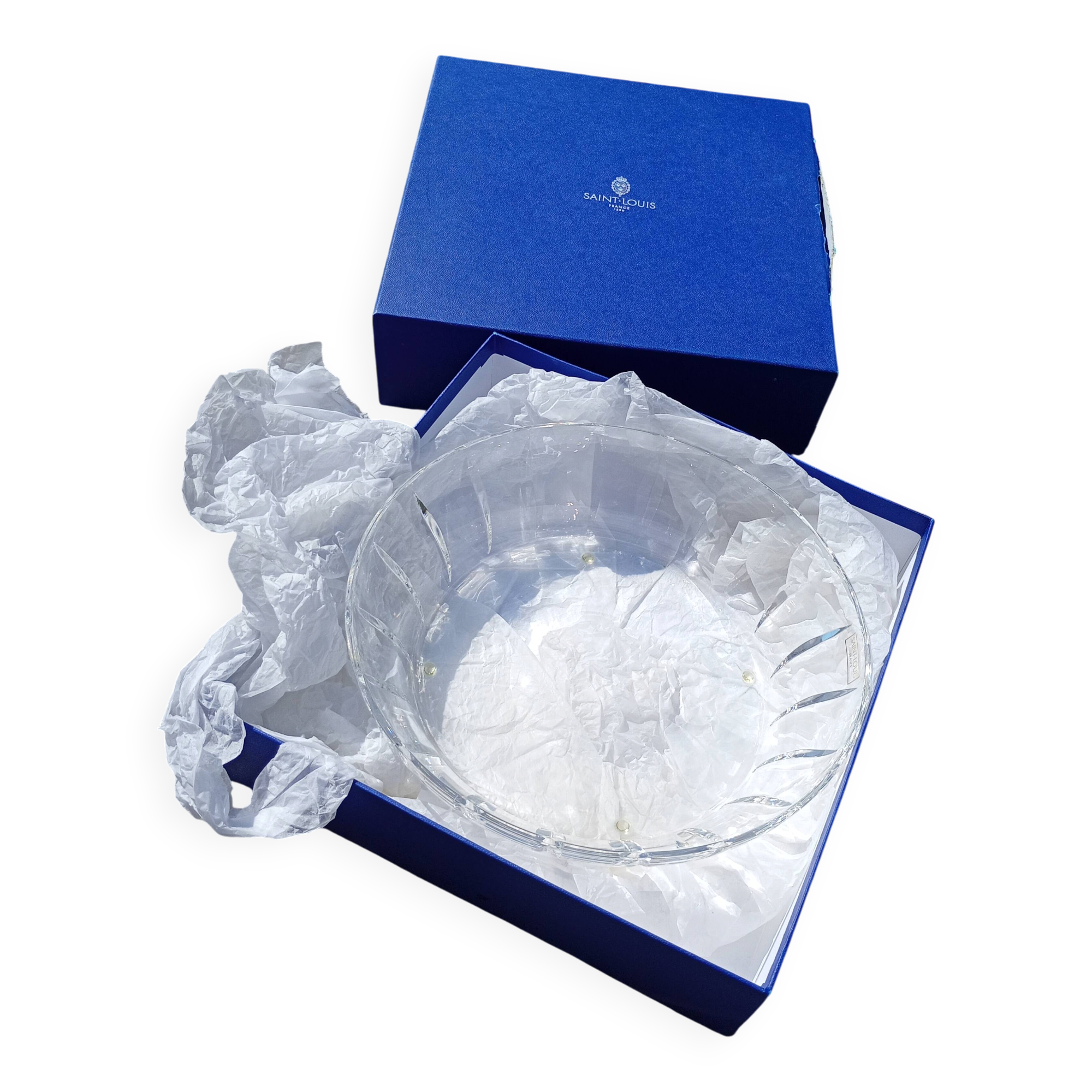 Crystal coupe Saint Louis 24cm