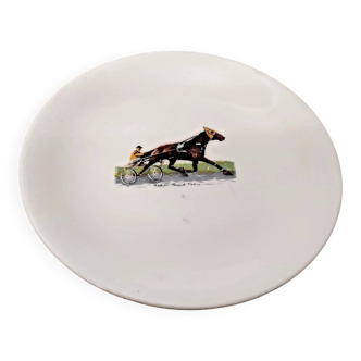 Vintage Faience Hollow Dish - Masina - Trotteur - Prix D'Amérique