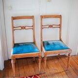 Paire de chaises ancienne restaurées