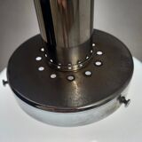 Space Age Chrome and Murano Glass Globe Lamp, Mazzega 1960-70