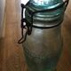 Lot de 3 bocaux et fiole en verre vintage