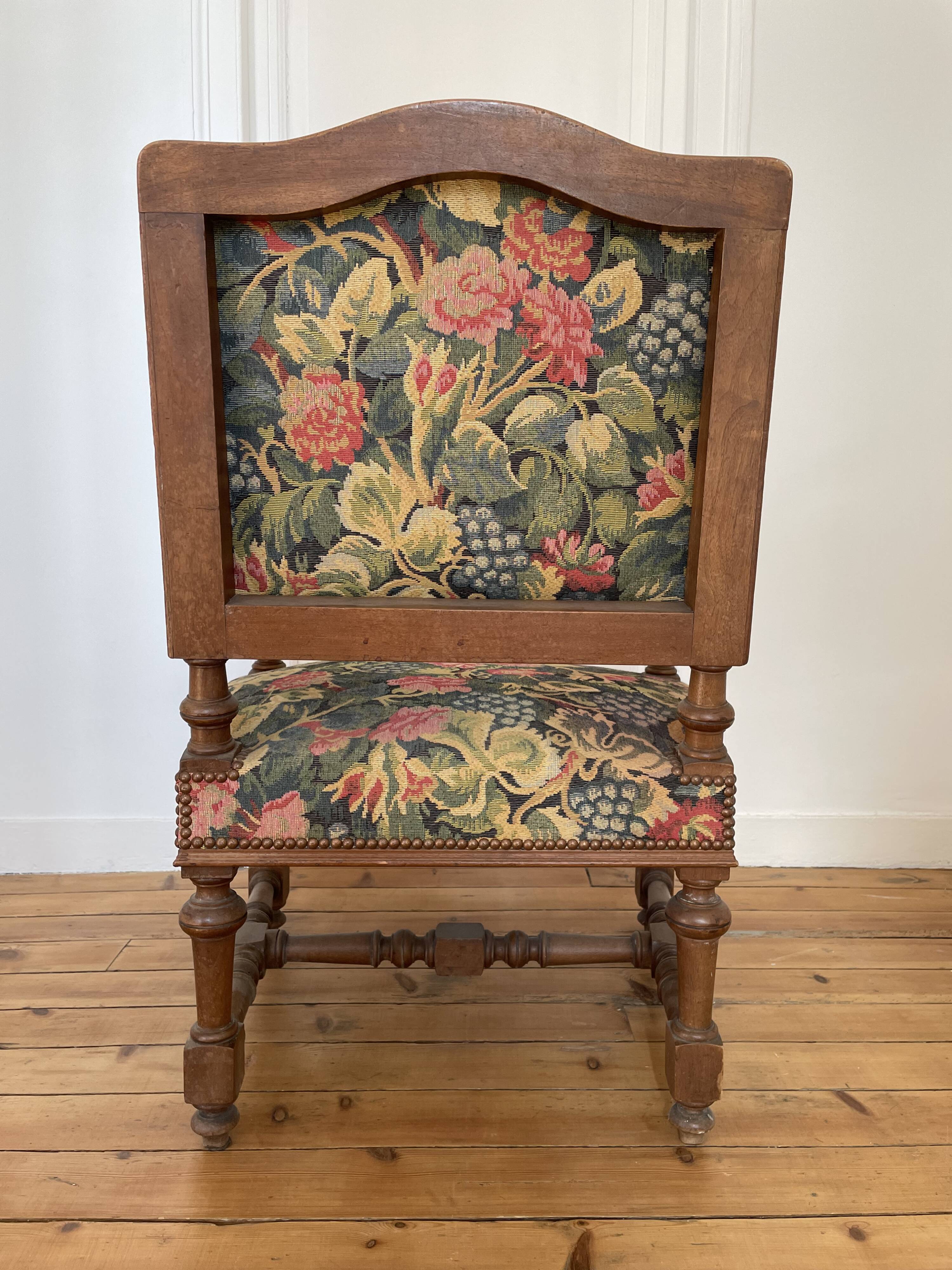 Pair of Louis XIII armchairs