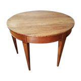 Half moon flap table