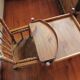 Chaise haute d'enfant , en bois , début 20ème