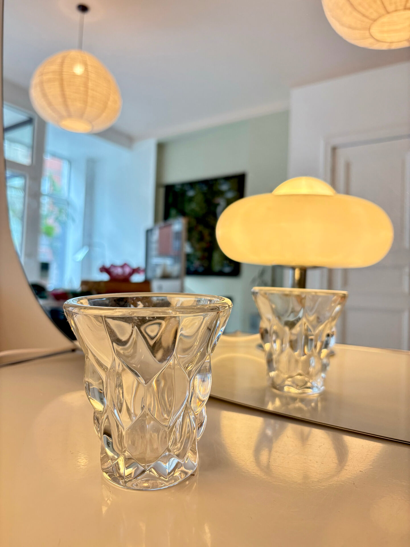 Vase « Villers » en cristal Val Saint Lambert – 1962
