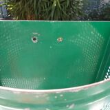 Public metal garden bin