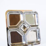 Square dish with compartments, Design, 1970