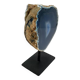 Blue Geode Agate on support