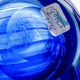 Large Vase R Pierini 1998 Blue White Glass Bubble 31cm 5kg Signed