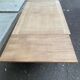20th century extendable farmhouse dining table renovated in raw wood 225cm