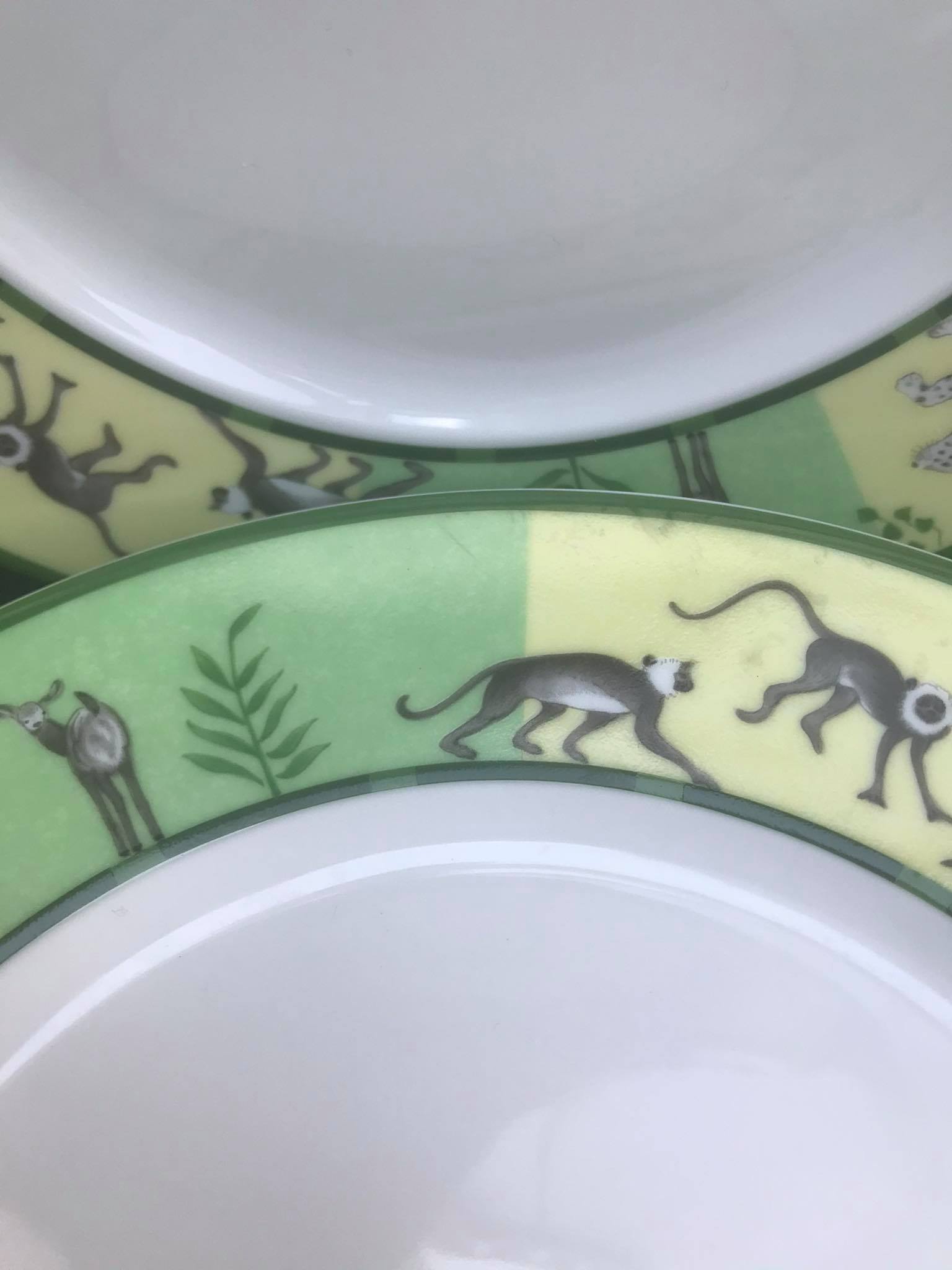 Green 4 plates Hermes Africa