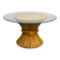 Wheat sheaf coffee table Elinor McGuire. American work. Circa 1970.