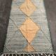 Handmade Moroccan Berber rug – 100% wool – Unique piece, large size