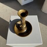 Large adjustable antique gold candlestick H20 D10