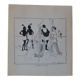 Dessin a l'encre de chine vers 1910