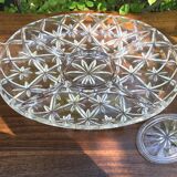 Partitioned dish for aperitif and appetizers