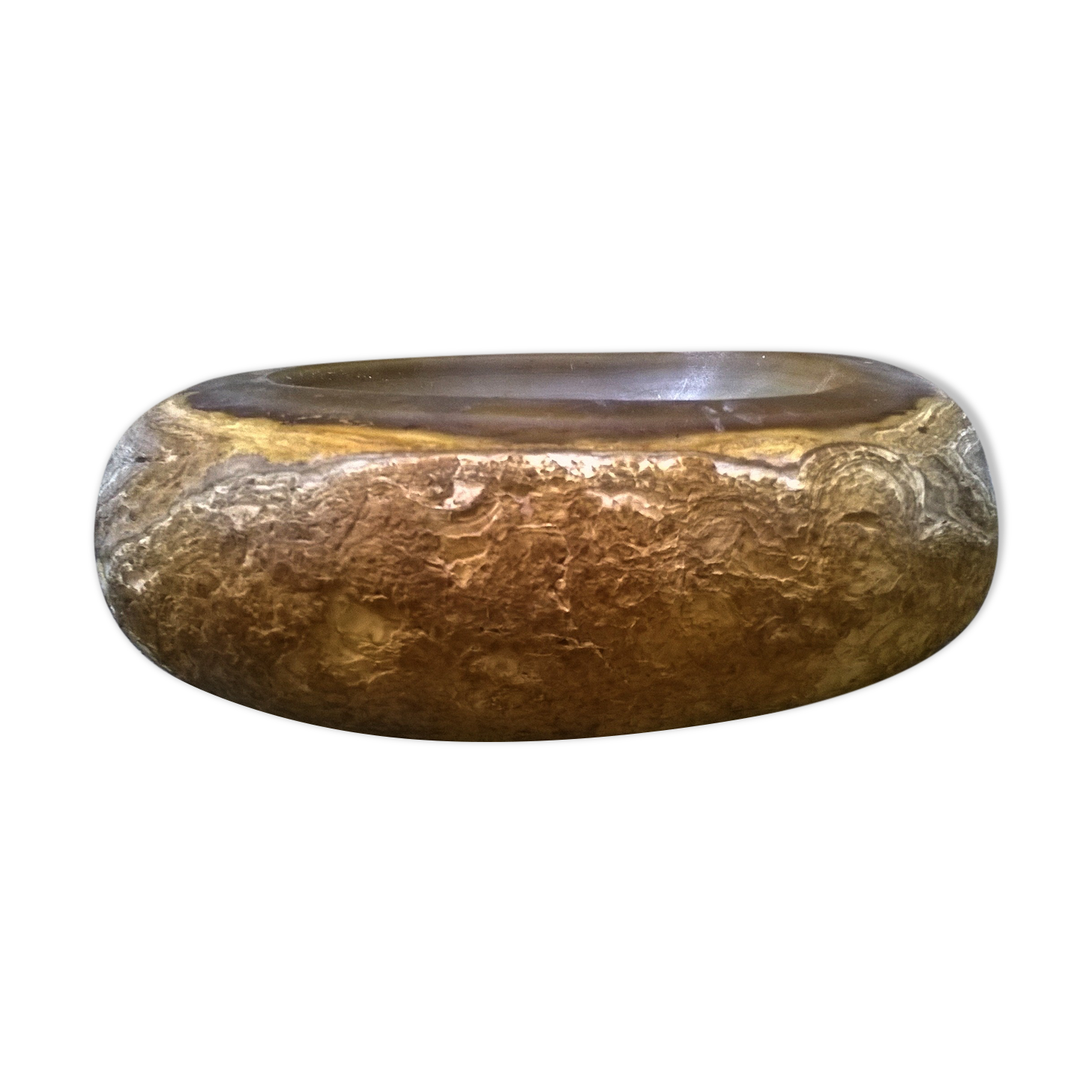 Natural stone ashtray