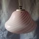 Vetri murano venini 1960/1970 vintage pink glass lamp