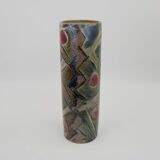 Large signed ceramic vase