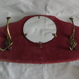 Mirror on red velvet