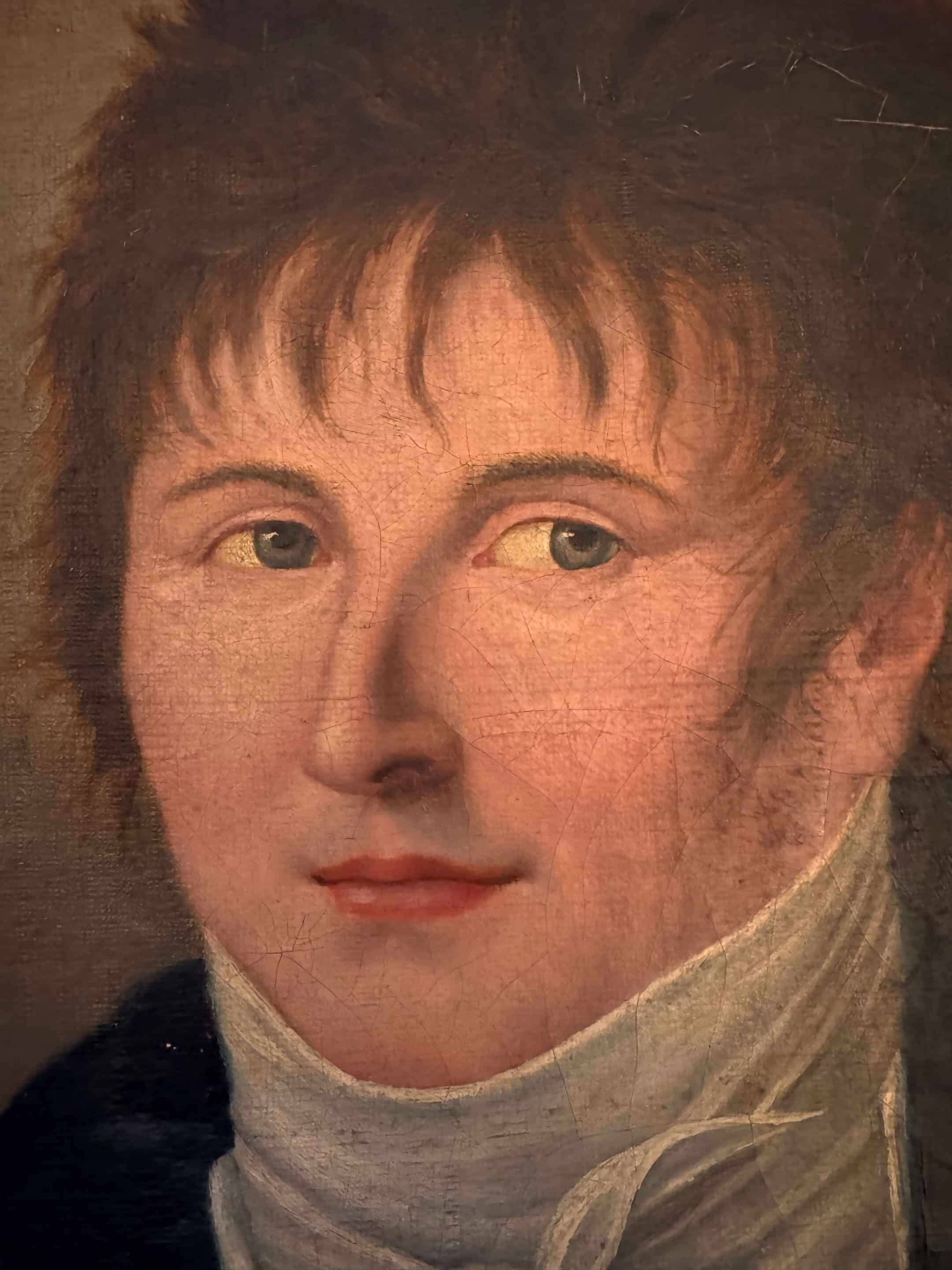 Portrait of a man, oil on canvas 19th century