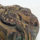 Openwork bronze wall lamp signed MC, 50s