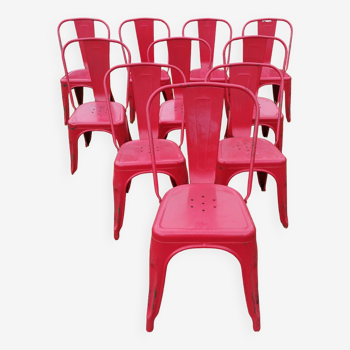 Série de 10 chaises