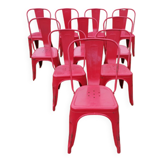 Series of 10 chairs