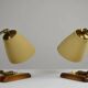 Pair of Table or Desk Lamps, Sweden, 1940s/1950s by EWÅ Armaturfabrik (attributed)
