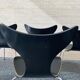 Set of 6 chairs model Seagull by Arne Jacobsen for Fritz Hansen.