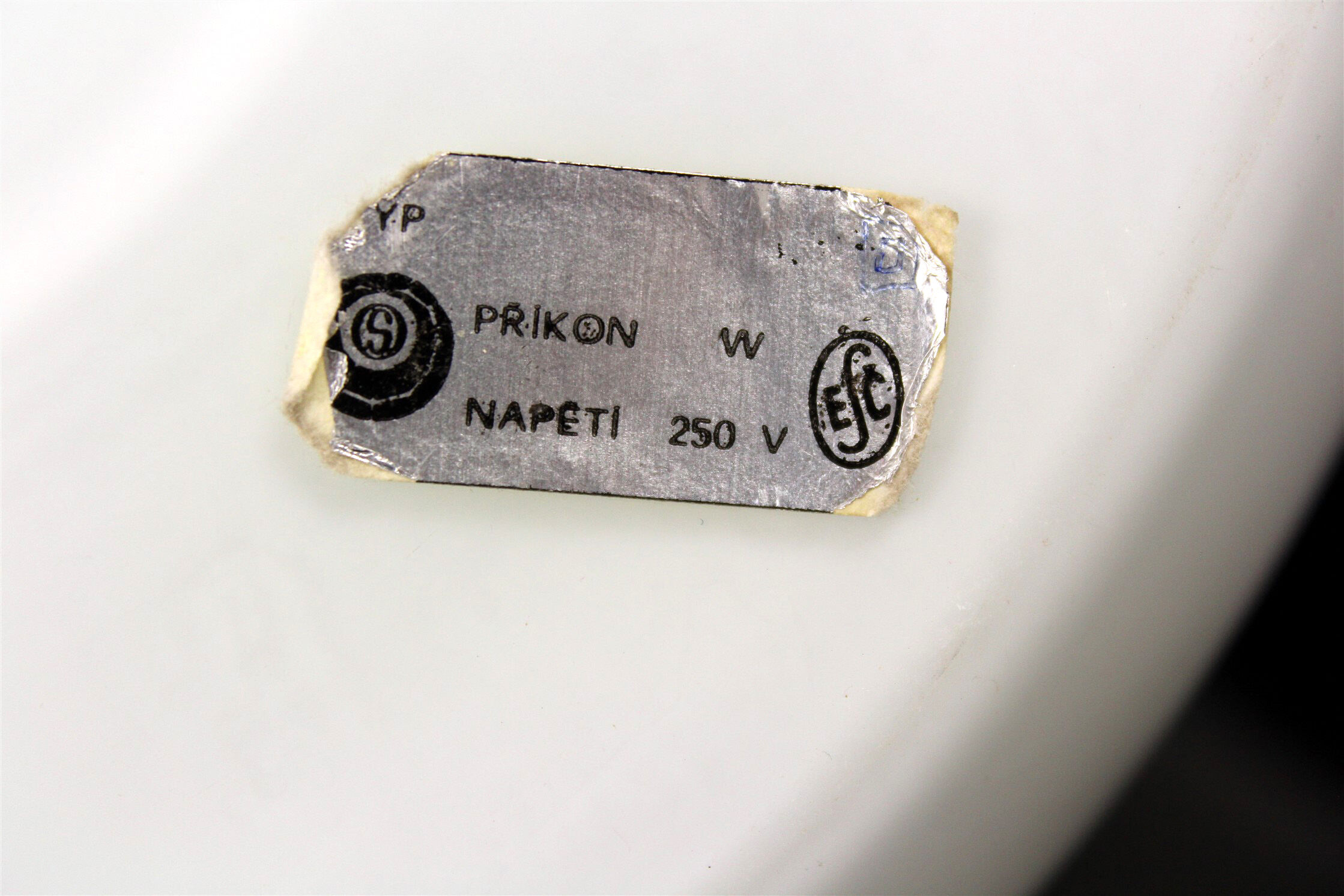 Mid-century glass table lamp from osvětlovací sklo valašské meziříčí, 1970s