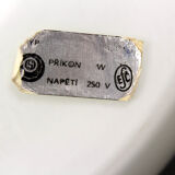 Mid-century glass table lamp from osvětlovací sklo valašské meziříčí, 1970s