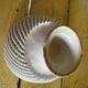 Mid-century woven ceramic basket / empty pocket, diameter 19 cm