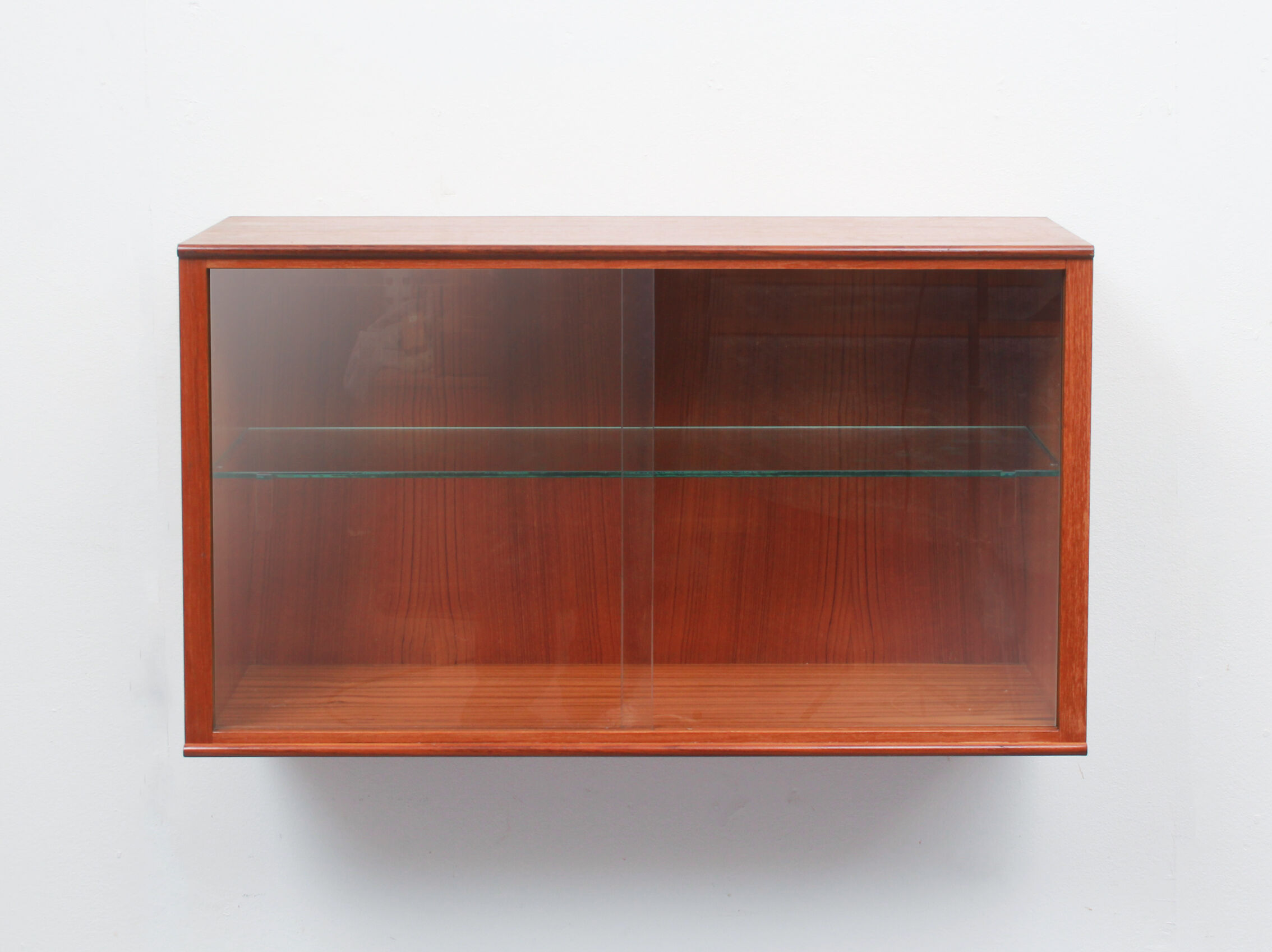 1960s showcase in teak