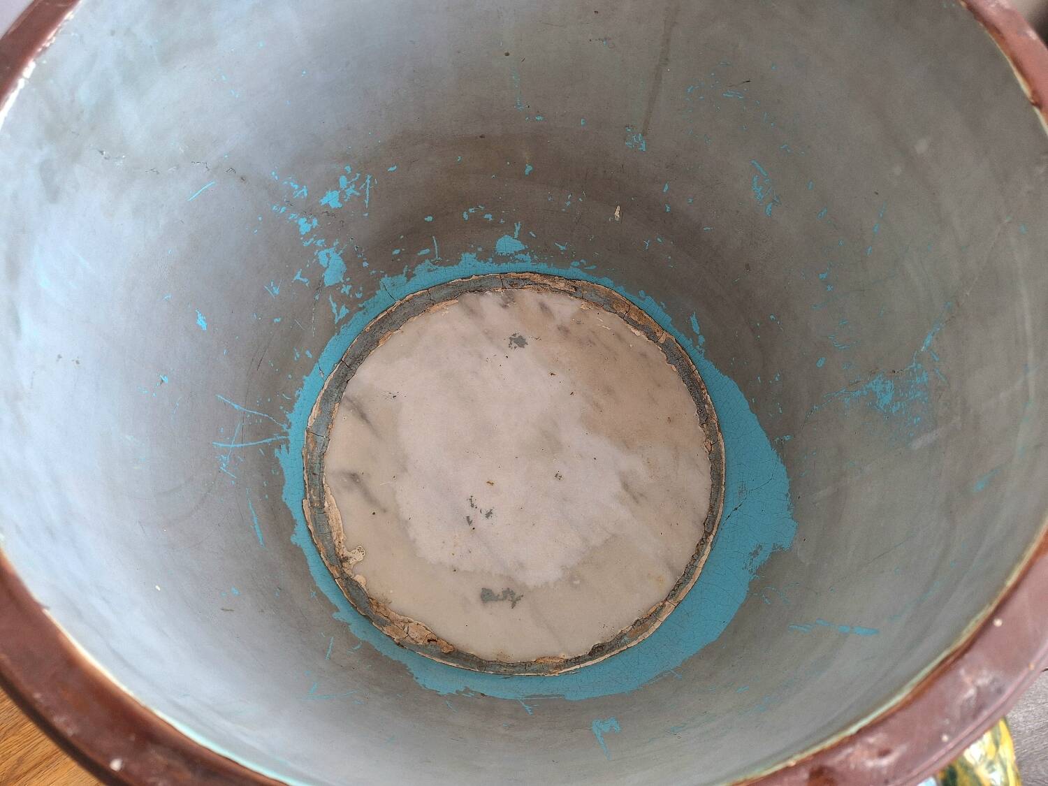 Large antique majolica cache pot, planter by Joseph Holdcroft.