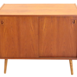 Danish vintage design cabinet with sliding doors 'Farum'