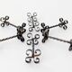 Set of 6 vintage wrought iron knife rests, France, 1970s