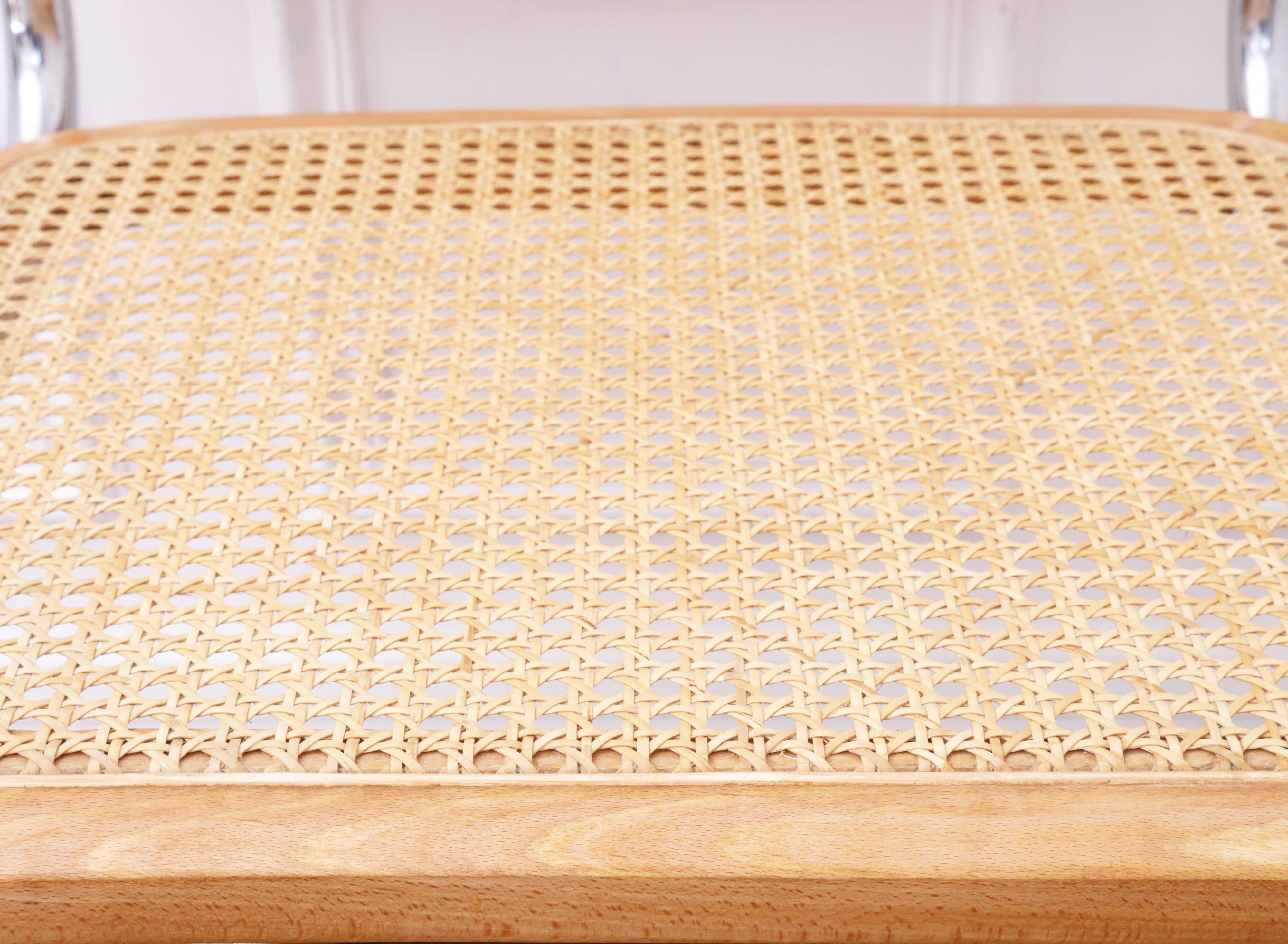 Cesca B32 chair / seat caning redone / 8 chairs available