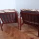 Pair of vintage Scandinavian teak armchairs.
