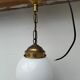 Opaline hanging lamp