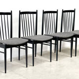 Set of four dining chairs