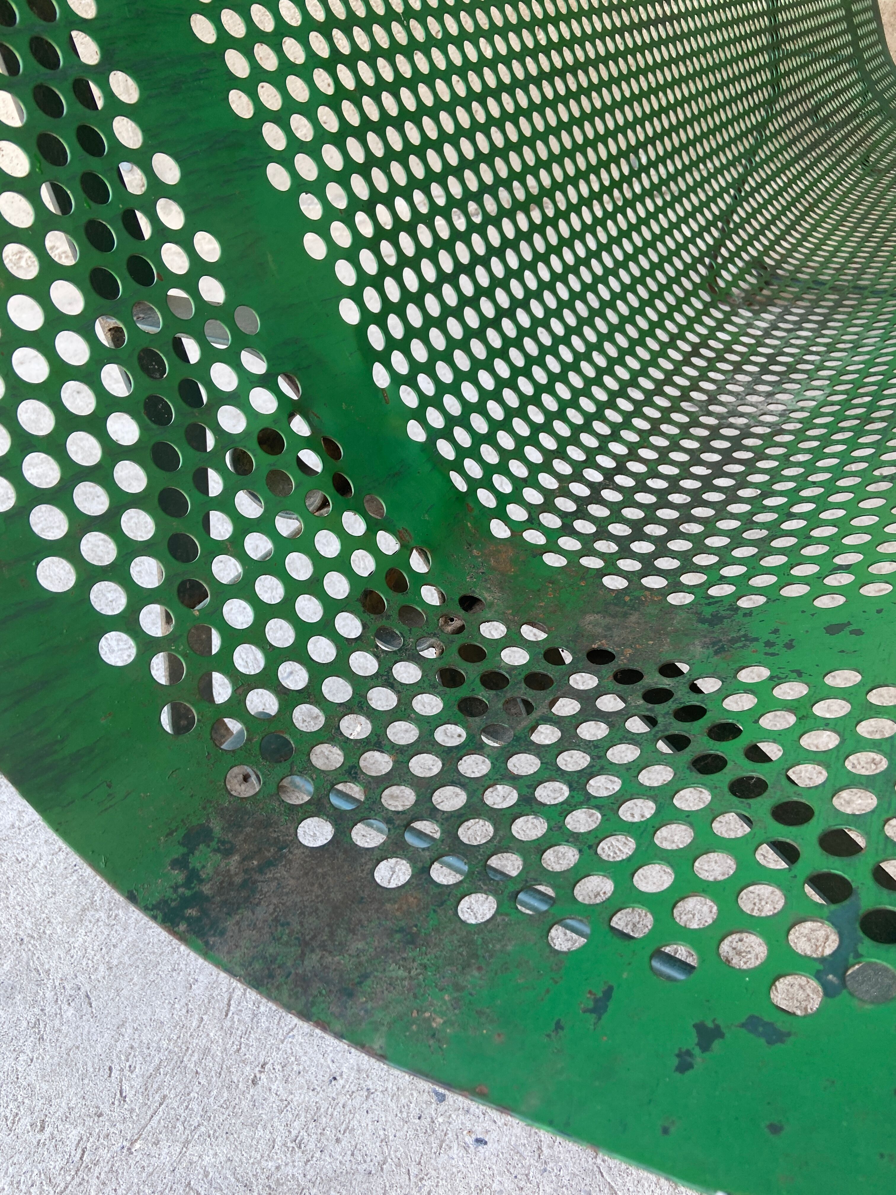 banc de jardin vintage