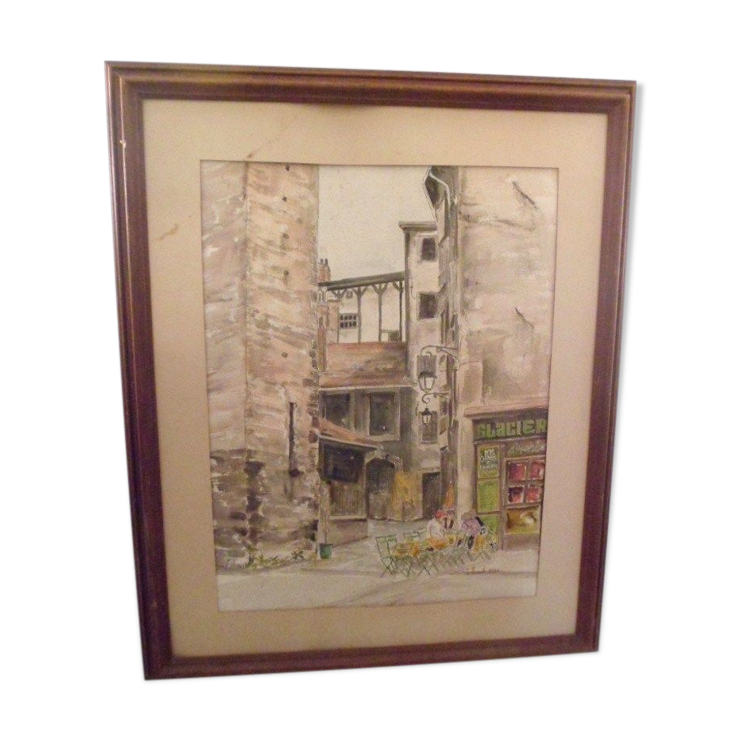 Watercolour signed Vuillermet