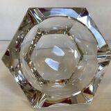 Large asymmetrical ashtray Val Saint Lambert pocket tray