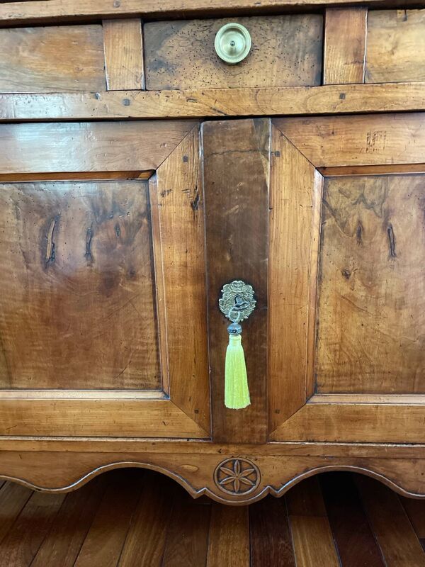 Buffet empire merisier 2 corps