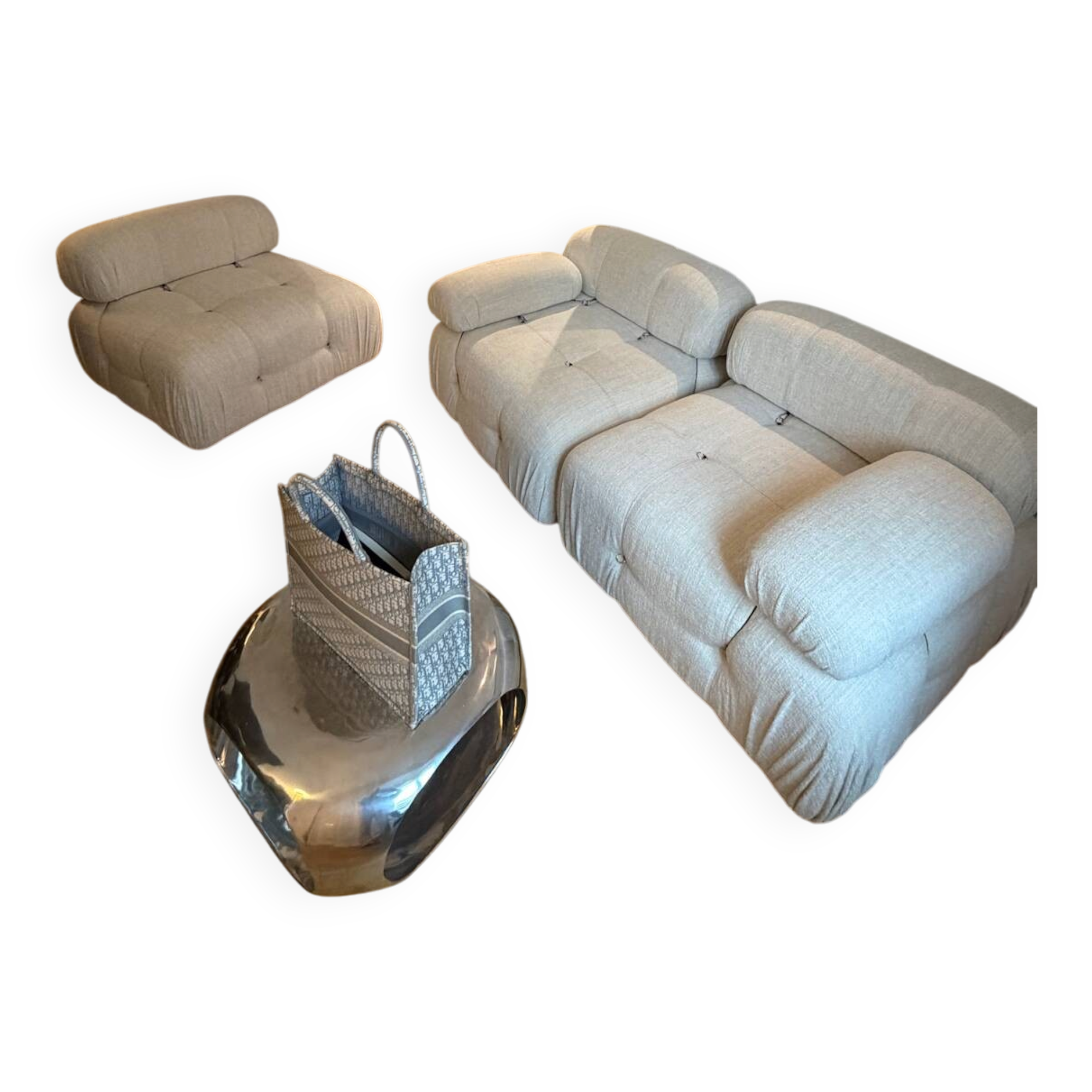 Modular 3-seater sofa
