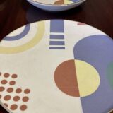 Set of 12 plates entirely handmade.